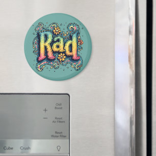 Imã Rad 70s - Estética psicodélica Groovy