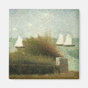 Imã Rade de Grandcamp por Georges Seurat, arte do