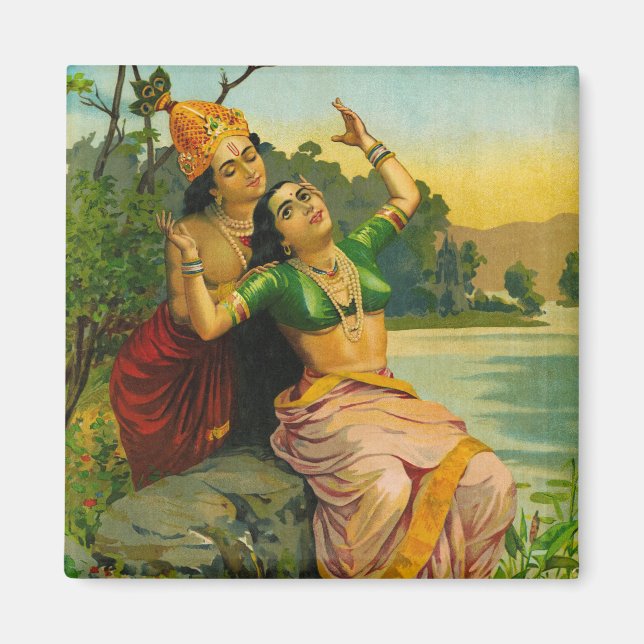 Imã Radha Bilas por Raja Ravi Varma (Frente)