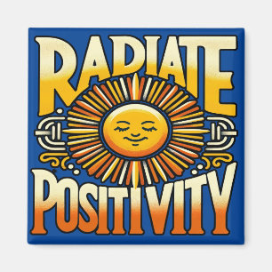 Imã Radiar Sol Sorridente de Positividade
