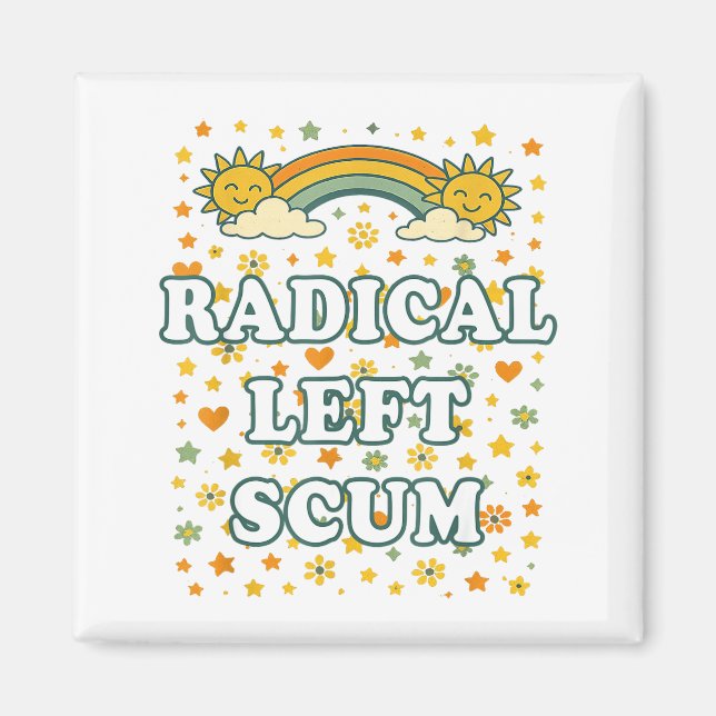 Imã Radical Left S Funny Sarcastic Quote  (Frente)