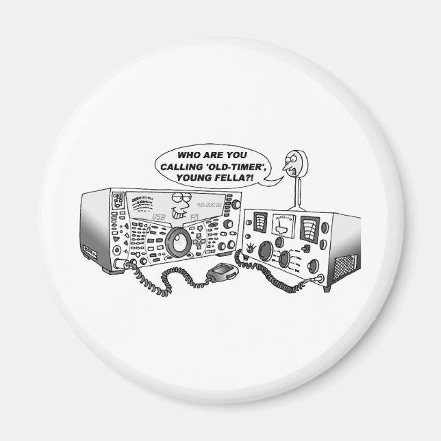 Imã Rádio de temporizador antigo (Frente)