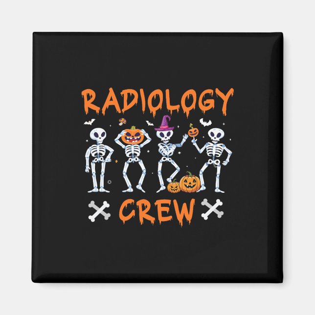 Imã Radiologia do Halloween outono Rad Tech X ray Tec (Frente)