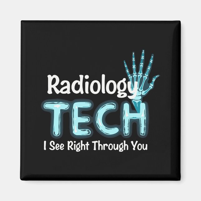 Imã Radiologia Tech Humor X Ray (Frente)