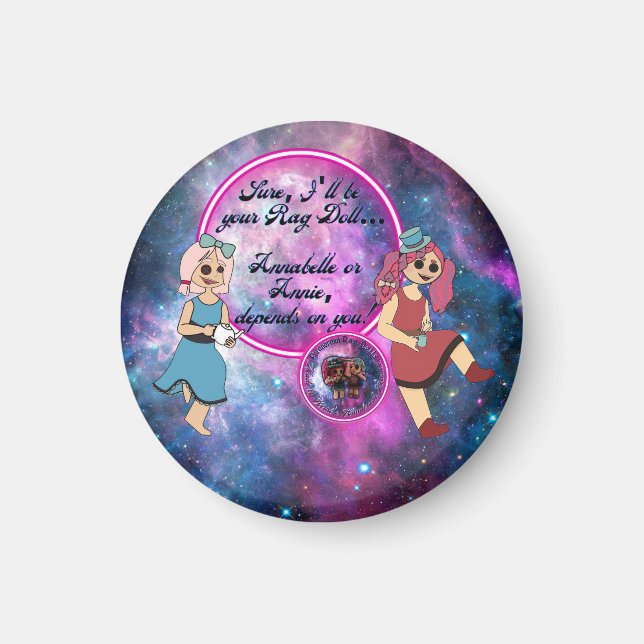 Imã Rag doll, Annabelle ou Annie   (Frente)