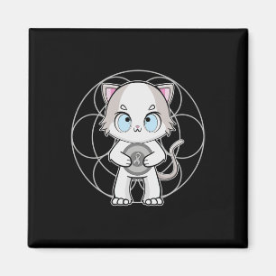 Imã Ragdoll Cat Anime Kitten Dislexia Consciência