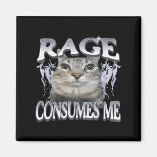 Imã Rage consome-me Bobo Engraçado Estrelando a Mulher
