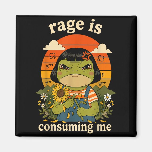 Imã Rage de Sapo Engraçado Está Consumindo Meme Sarcás (Frente)