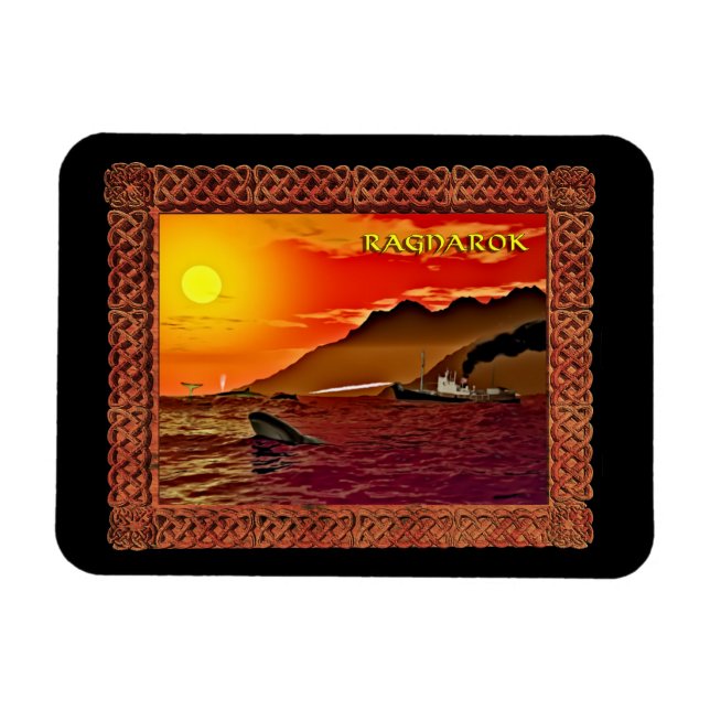 Ímã Ragnarok Para Baleias (Horizontal)