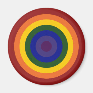 Imã Rainbow Bullseye