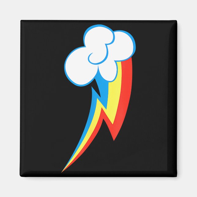 Imã Rainbow Dash Cuties Mark  (Frente)
