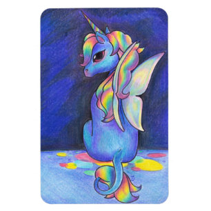Ímã Rainbow Faerie Unicorn