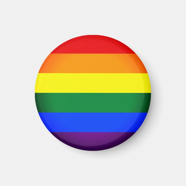 Imã Rainbow Flag & Pride Rainbow / LGBT comunidade Mag (Frente)