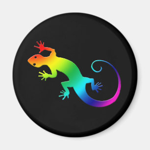 Imã Rainbow Gecko Dark Magnet