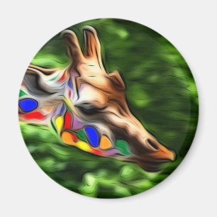 Imã Rainbow Giraffe