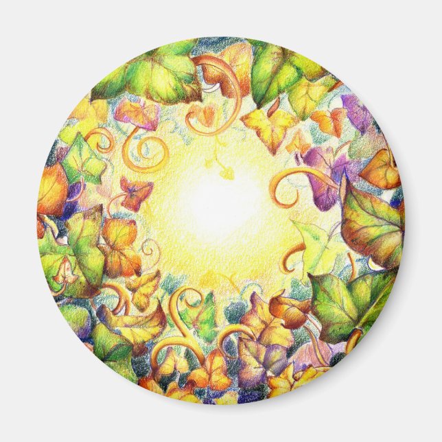 Imã Rainbow Ivy Eye (Frente)