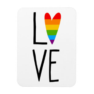 Ímã Rainbow Love
