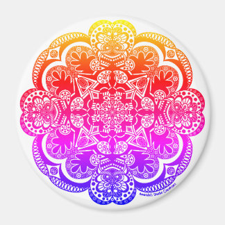 Imã Rainbow Mandala