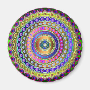 Imã Rainbow Mandala