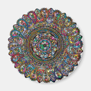 Imã Rainbow Mandala Indian