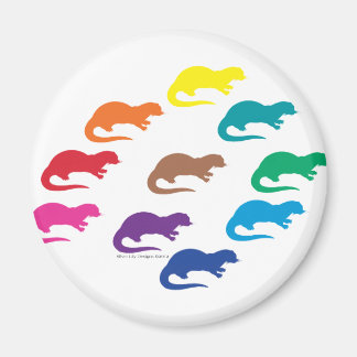 Imã Rainbow Otters