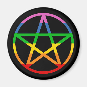 Imã Rainbow Pentacle