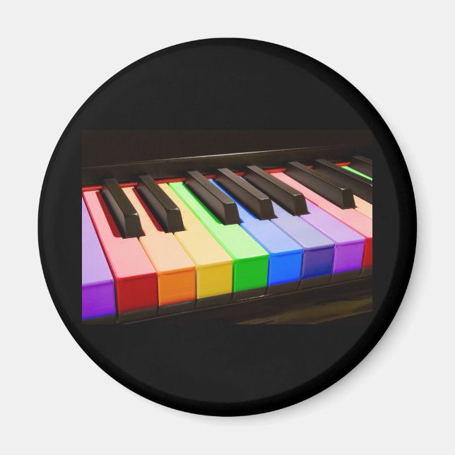 Imã Rainbow Piano (Frente)
