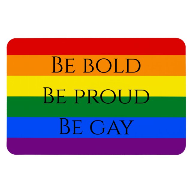 Ímã Rainbow Pride Magnet (Horizontal)