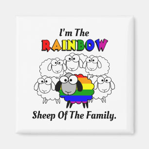 Imã Rainbow Pride Sheep