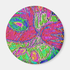 Imã Rainbow Sherbet Foil Magnet