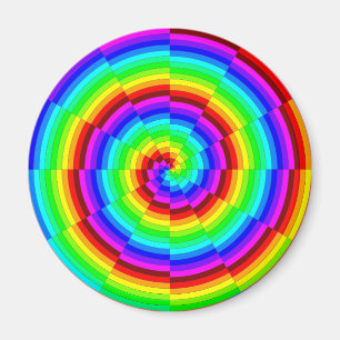 Imã Rainbow Spiral por Kenneth Yoncich