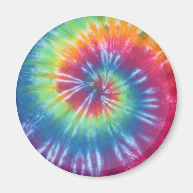 Imã Rainbow Swirl Tie Dye Magnet (Frente)