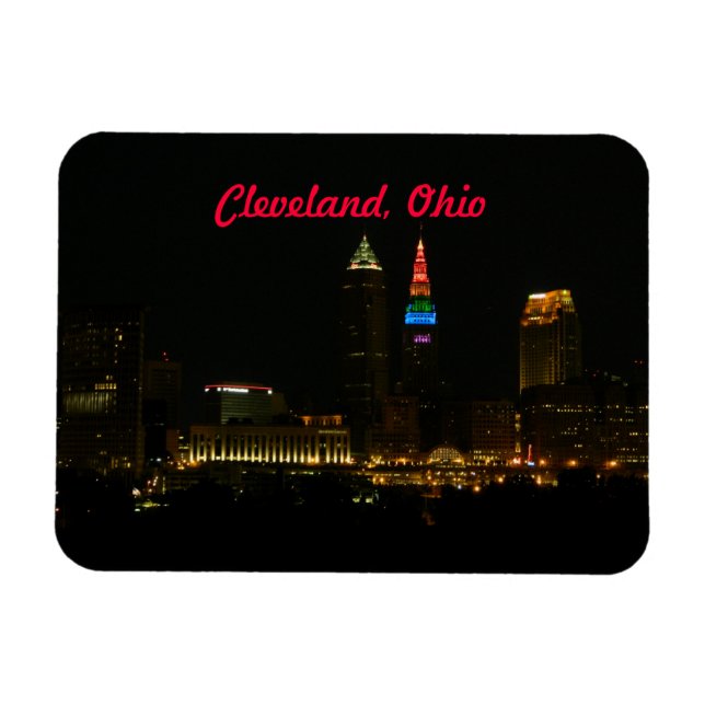 Ímã Rainbow Tower, Cleveland Ohio Magnet (Horizontal)