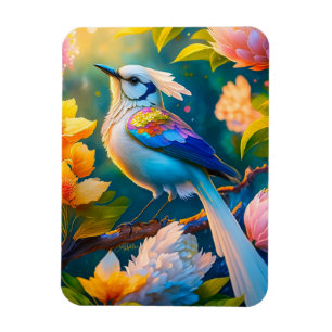 Ímã Rainbow Winged Jay Fantasy Bird