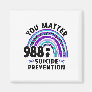 Imã Rainbow You 988 Suicídio Prevenção Prevenção Sensi