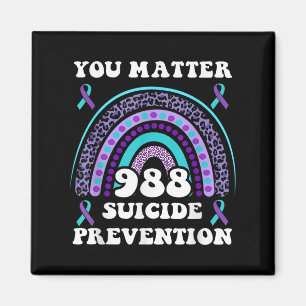 Imã Rainbow You 988 Suicídio Prevenção Prevenção Sensi