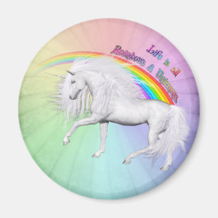 Imã Rainbows e Unicórnios