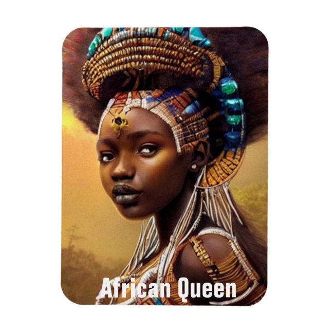 Ímã Rainha Africana (Vertical)