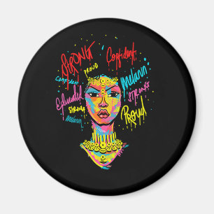 Imã Rainha Africana Forte Mulher Negra História Mês