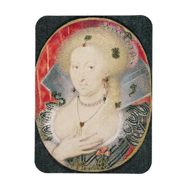 Ímã Rainha Anne da Dinamarca, miniatura (Vertical)