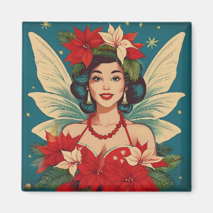 Imã Rainha da Beleza do Natal Tropical de Retro