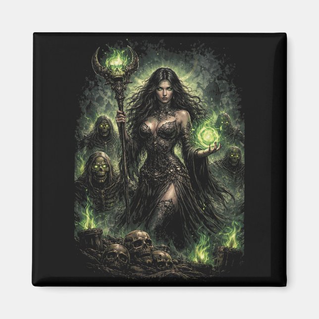 Imã Rainha da Chama Verde (Frente)