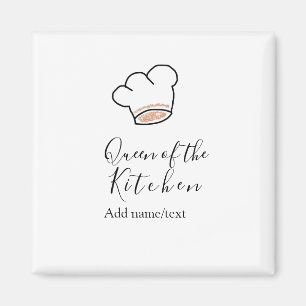 Imã Rainha da cozinha chef cozinhando adicionar nome c