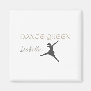 Imã Rainha da Dança Personalizada, Presente ou Dela, B