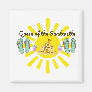 Imã Rainha da Diversão de Verão do Castelo de Areia Ím
