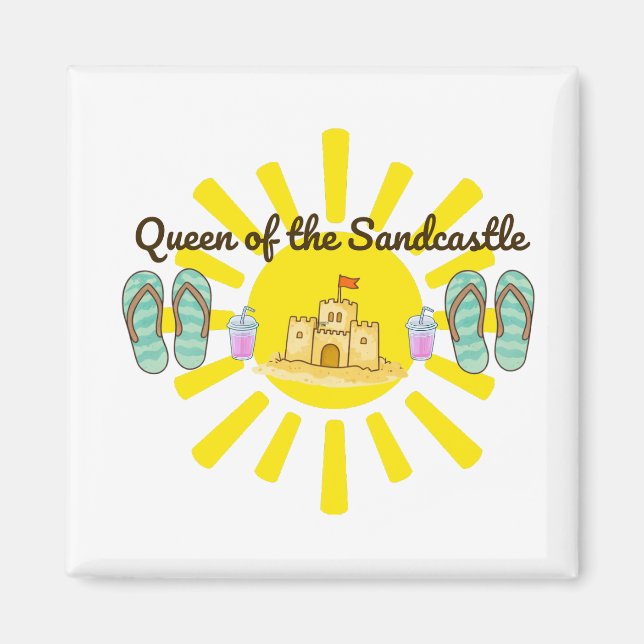 Imã Rainha da Diversão de Verão do Castelo de Areia Ím (Frente)