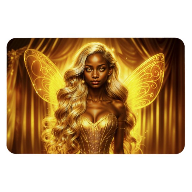 Ímã Rainha da fantasia majestosa em um reino mágico ou (Horizontal)