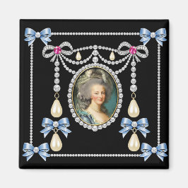 Imã Rainha da França inspirada em Marie Antoinette em 