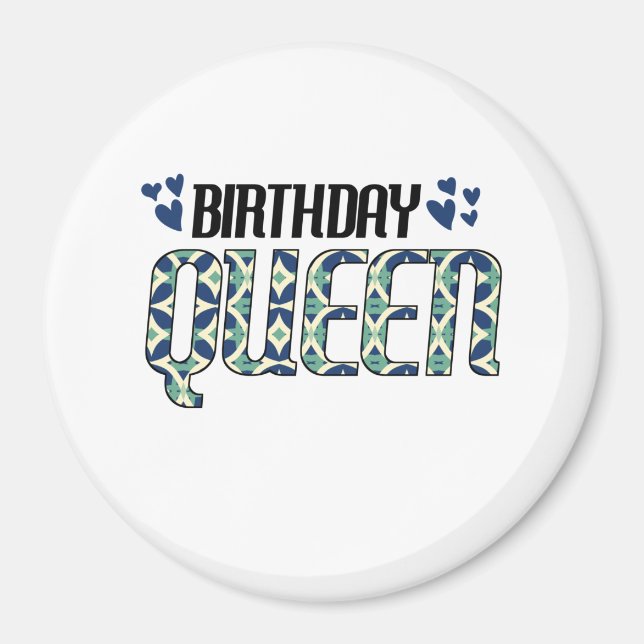 Imã Rainha de aniversário (Frente)