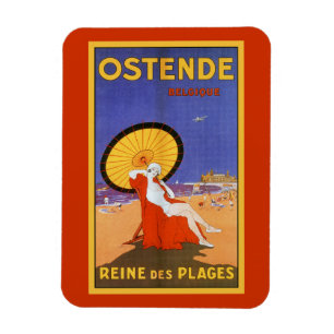 Ímã Rainha de Ostende do viagem do verão da beleza do